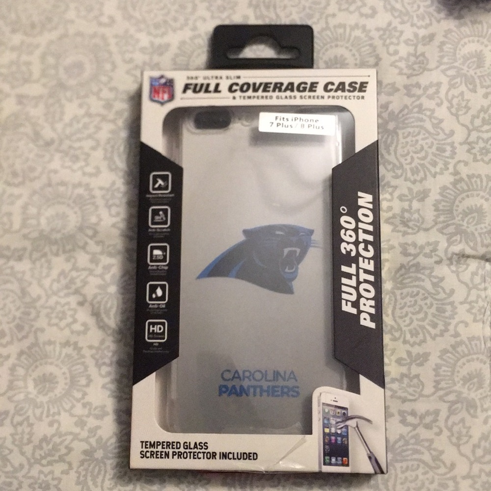 NFL CAROLINA PANTHERS IPHONE 7/8 plus case